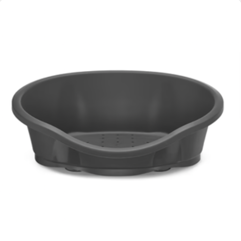 Haustierkorb Dido Anthrazit mit Lüftungslöchern